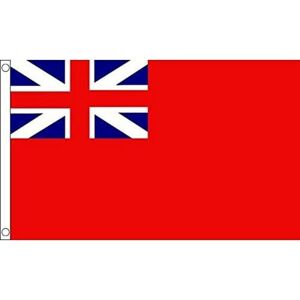 AZ FLAG Bandiera Regno Unito INSEGNA NAVALE Red Squadron 150x90cm - Bandiera UK Naval Ensign 90 x 150 cm