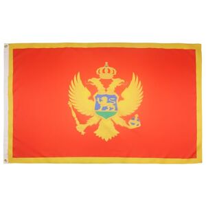AZ FLAG BANDIERA MONTENEGRO 150x90cm GRAN BANDIERA MONTENEGRINA 90 x 150 cm Poliestere leggero Bandiere