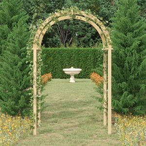 Camerina Arco da Giardino 141x97x243 cm in Legno di Pino Impregnato,Arco da Giardino,Arco da Giardino per Rampicanti(SPU:318419)