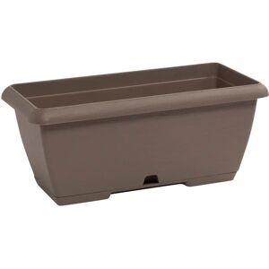 PLASTECNIC Fioriera Cassetta Terrae  in polipropilene beige H 16.7 cm L 60 x P 17 cm