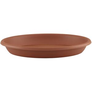 ARTEVASI Sottovaso per vaso da fiori  in polipropilene di colore terracotta Ø 11.5 x H 1.6 cm