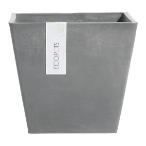 ECOPOTS Vaso per piante e fiori Rotterdam  in resina grigio H 44 cm L 50 x P 50 cm