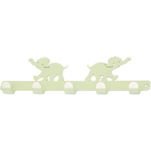 Leroy Merlin Appendiabiti da avvitare  Elefant in metallo cromo opaco 5 ganci L 24.5 x H 9.5 cm