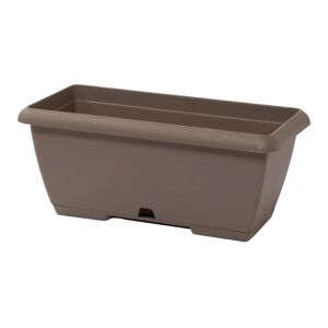 PLASTECNIC Fioriera Terrae  in polipropilene beige H 16.7 cm L 50 x P 20 cm