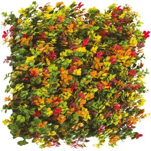 TENAX Parete verde artificiale Foliage Divy 3D in polietilene, multicolore H 1 m x L 1 m