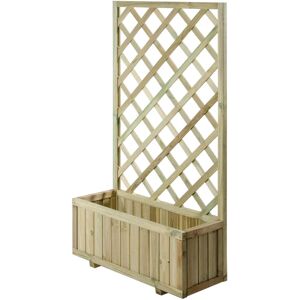 Leroy Merlin Fioriera Garden in legno H 140 cm L 75 x P 30 cm