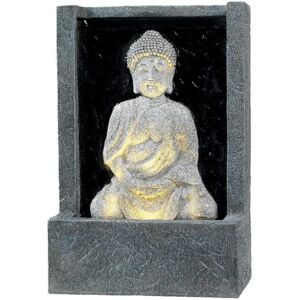 Leroy Merlin Fontana decorativa Budda da esterno 26X39 cm in resina  grigio H