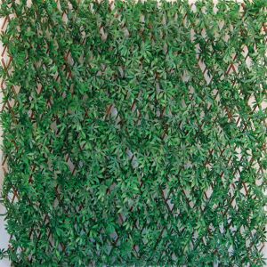NATERIAL Traliccio estensibile  3D in polietilene verde L 200 x H 100 cm