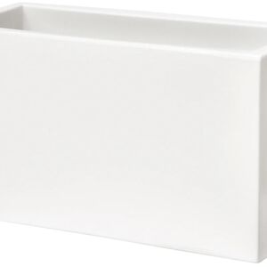 Leroy Merlin Fioriera Matelica in polietilene bianco H 61 cm L 100 x P 35 cm