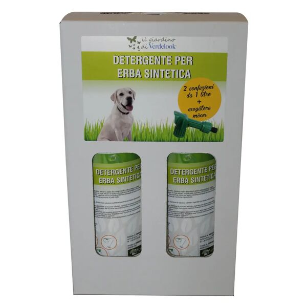 verdelook kit detergente sanificante biacchi 750ml detergente 2x1 l + erogatore