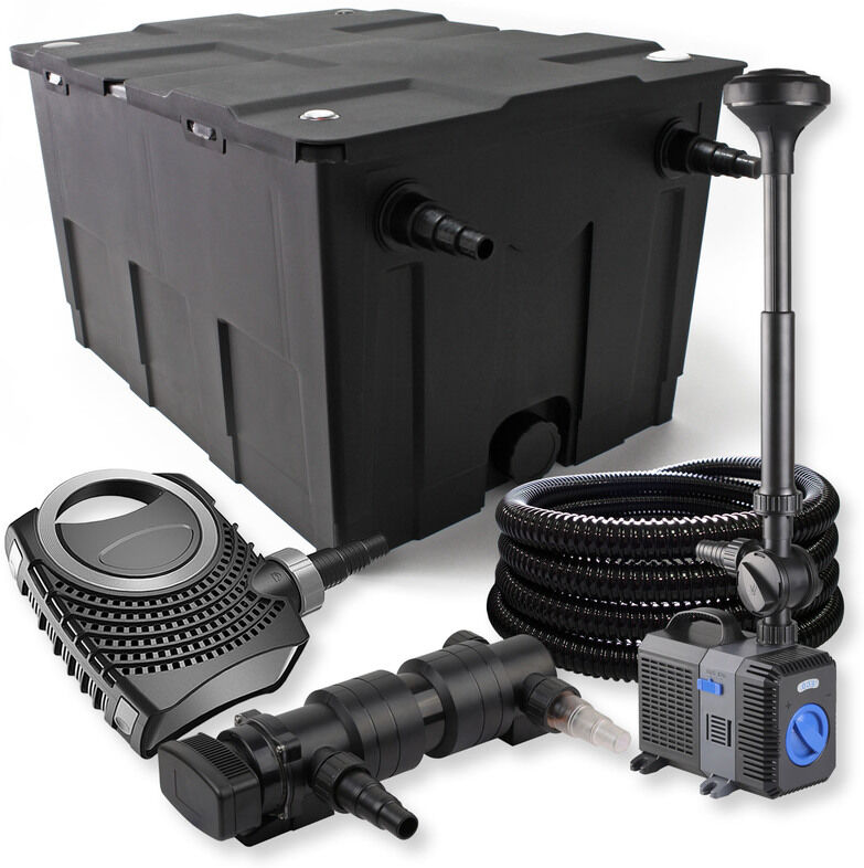 Wiltec - Set di filtri a 1 camera SunSun 60000 l 24W UVC Depuratore per