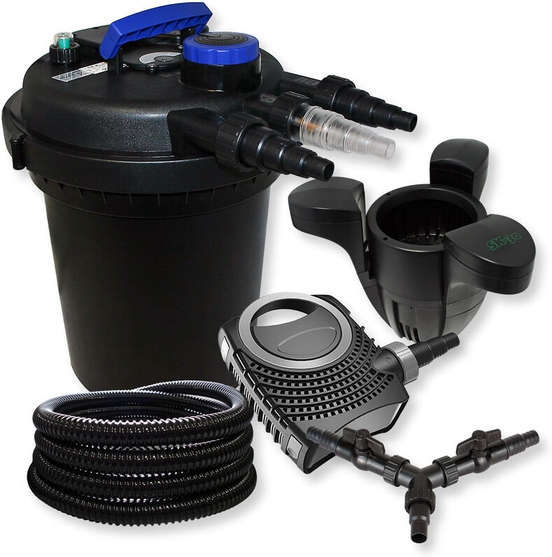 Wiltec - SunSun Pressione Pond Filter Set 10000l 11W UVC NEO10000 80W