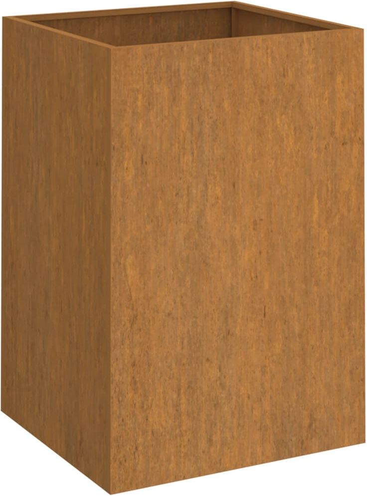 vidaXL Fioriera 42x38x75 cm Acciaio Corten