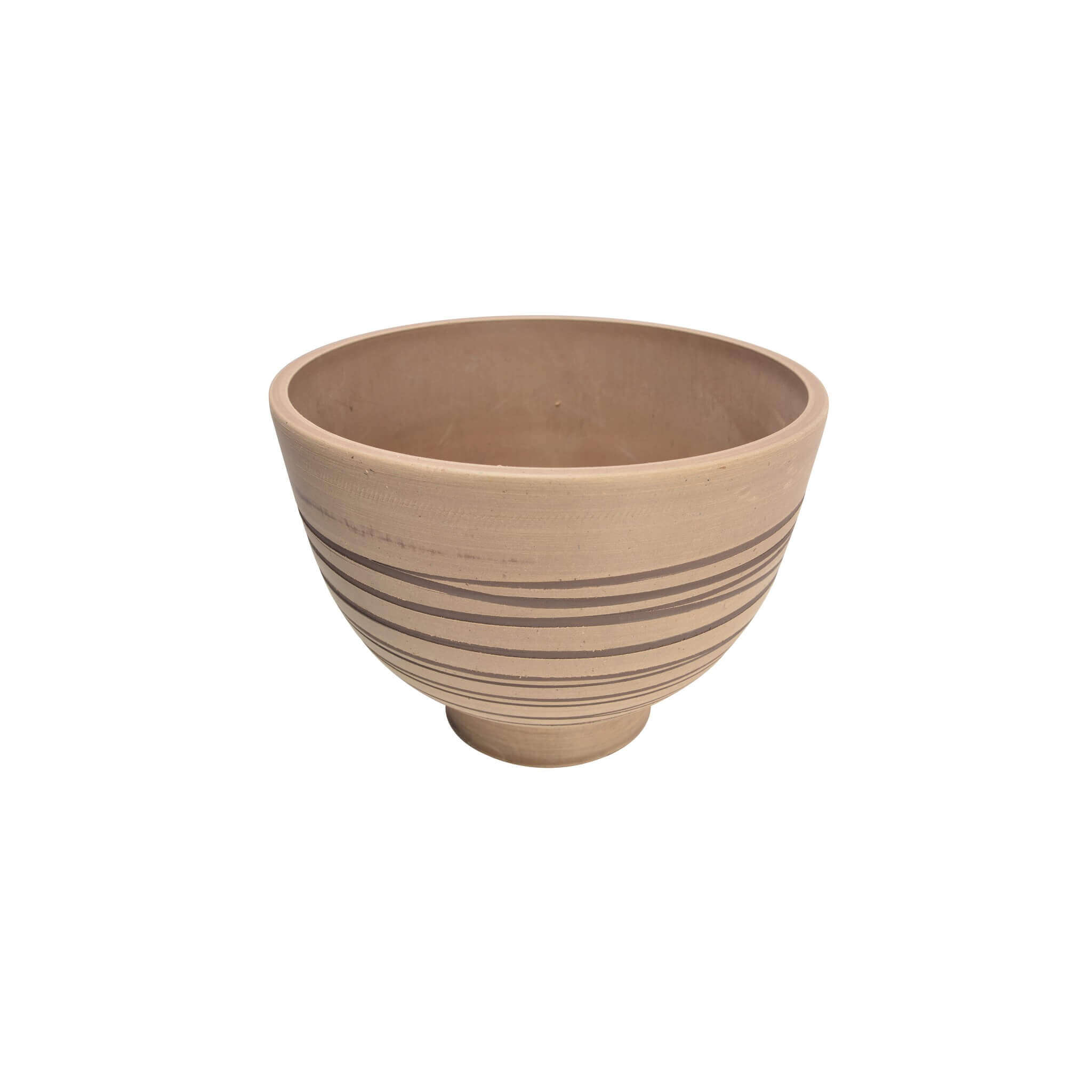 Milani Home Vaso Per Piante Da Esterno Interno Di Design In Fibra Sintetica Resistente Taupe x 28 x cm