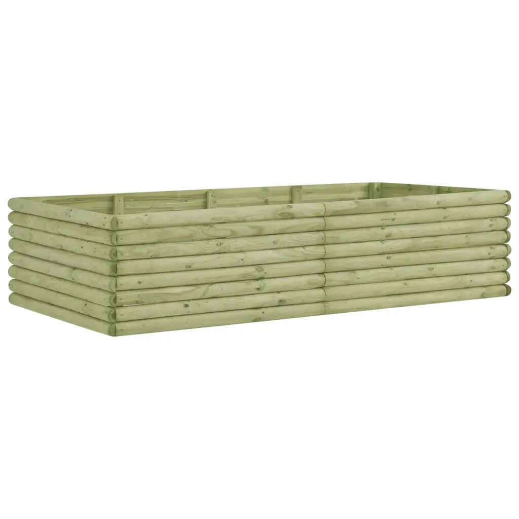 vidaXL Plantenbak verhoogd 206x100x48 cm geïmpregneerd grenenhout