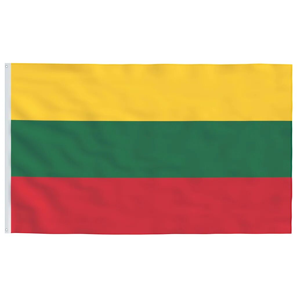 vidaXL Vlag Litouwen 90x150 cm