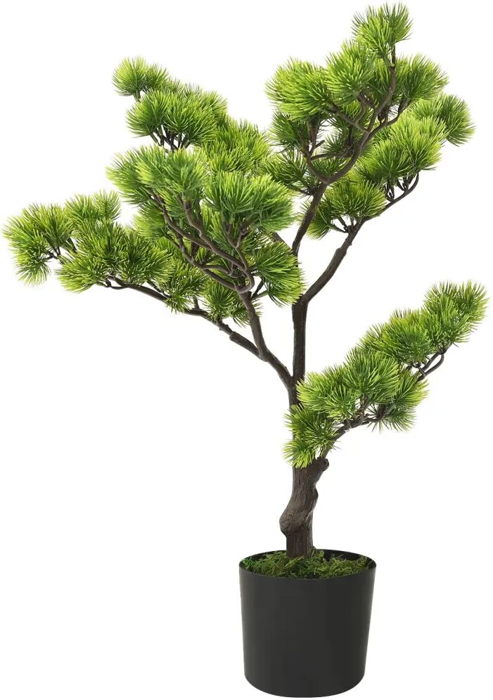 vidaXL Kunstplant met pot pinus bonsai 60 cm groen