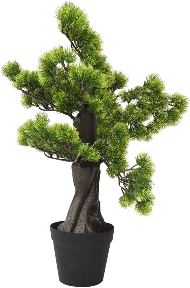 vidaXL Kunstplant met pot pinus bonsai 60 cm groen