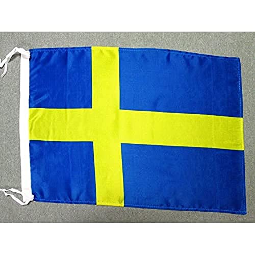 AZ FLAG Zweedse vlag 45x30 cm Zweedse vlaggen 30 x 45 cm Banier 18x12 in licht polyester