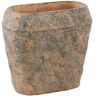 Sfeer voor jou PTMD Bloempot Lourdes - 30x15x28 cm - Cement - Groen