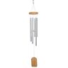 Alnicov Wind Chime, Wind klokkenspel kleine wind klokkenklokken 6 metalen buizen Windchime, beste cadeau klokkenspel decor voor tuin terras buiten, houten kleur