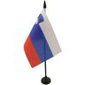 AZ FLAG Slovenië Tafelvlag 15x10 cm Sloveense Bureaivlag 15 x 10 cm Zwarte plastic stok en voet