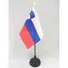 AZ FLAG Slovenië Tafelvlag 15x10 cm Sloveense Bureaivlag 15 x 10 cm gouden speerblad