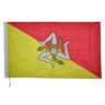 G.V vlag Trinacria Sicilia Regione Siciliaanse vlag Sicily 90 x 150 weefsel van hoge kwaliteit