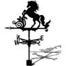 EICOFF IJzeren windwijzer paard metalen tuin smeedijzeren windwijzer voor tuin RVS tuin smeedijzeren windwijzer voor tuin tuindecoraties cadeau met dakmontage voor overtreffen