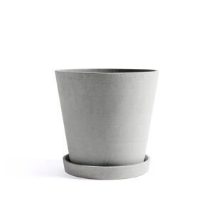 HAY Flowerpot With Saucer Xxl - Grey