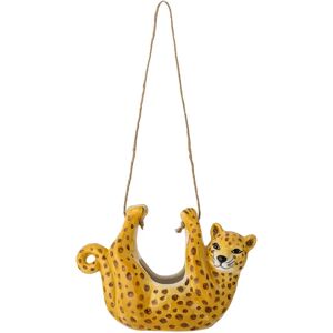 Bloomingville Roam hengende krukke Yellow cheetah