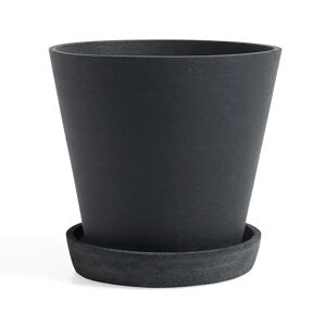 HAY Flowerpot with saucer krukke XXXL Ø34 cm Svart