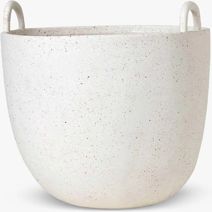 Ferm Living Speckle-Pot-Store-Off-White