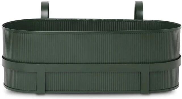 Ferm Living Bau Balcony Box Dark Green - Ferm Living  grønn  200 mm+450 mm