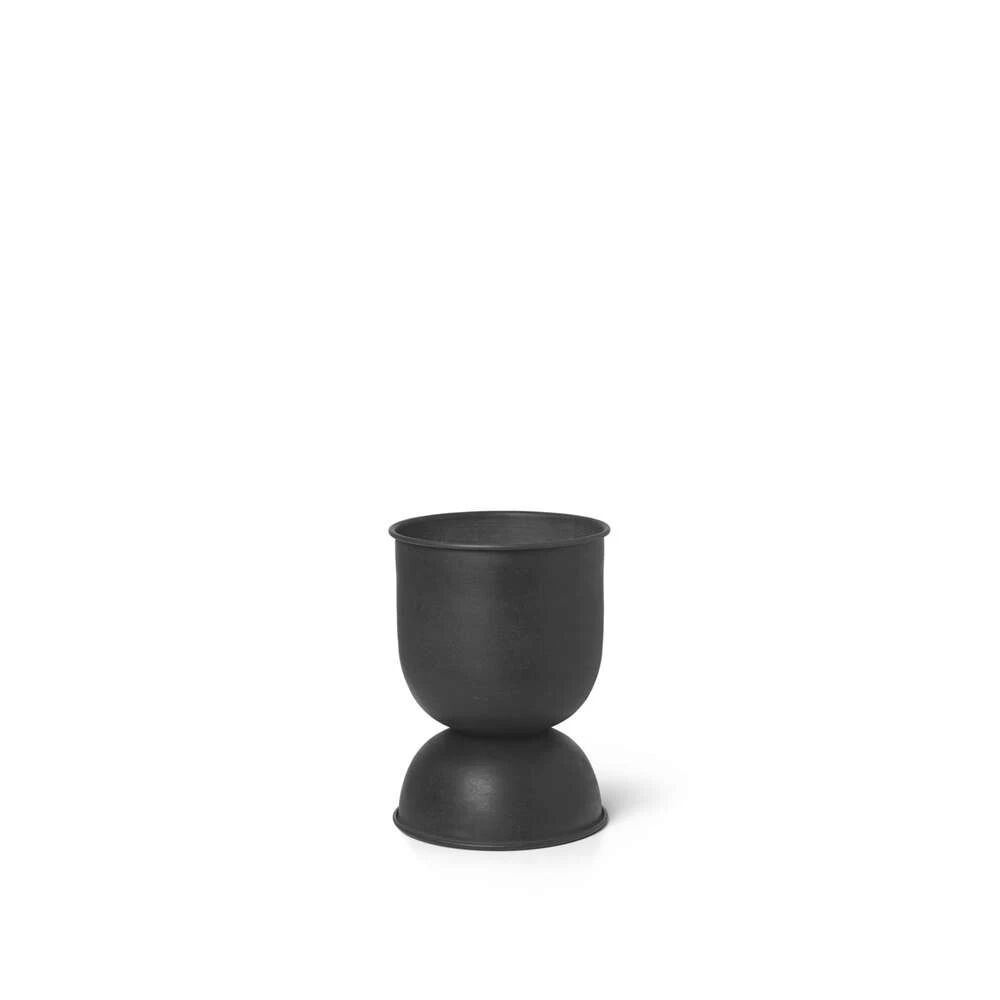 Ferm Living Hourglass Pot Extra Small Black - Ferm Living  svart  210 mm