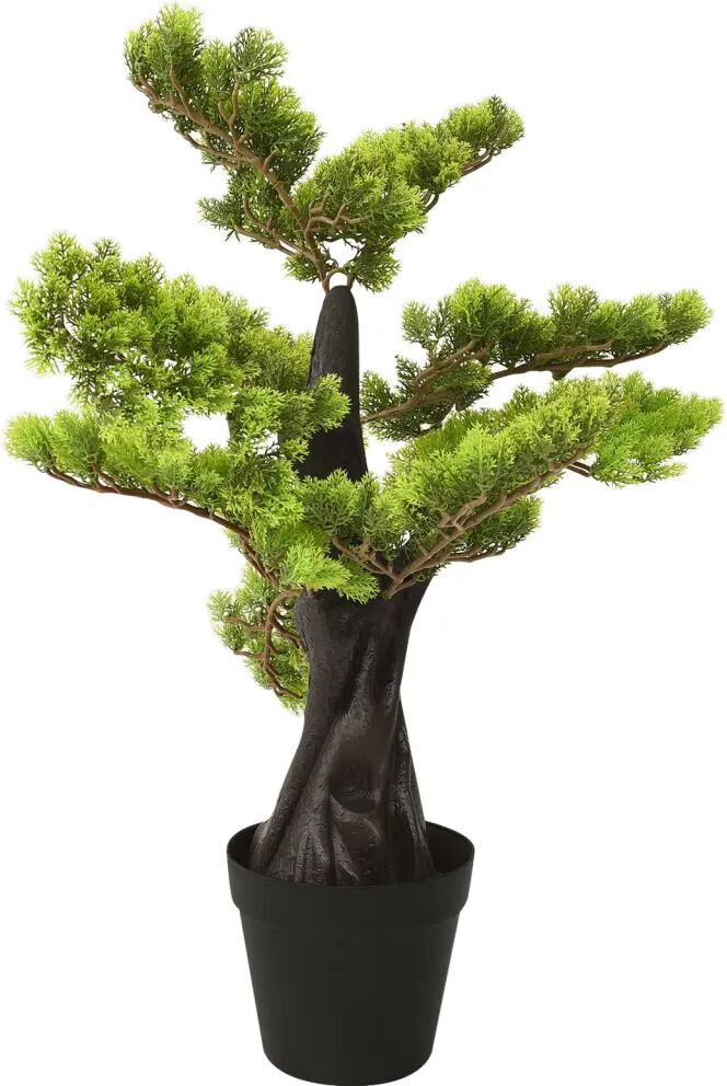 vidaXL Kunstig sypress bonsai med potte 60 cm grønn