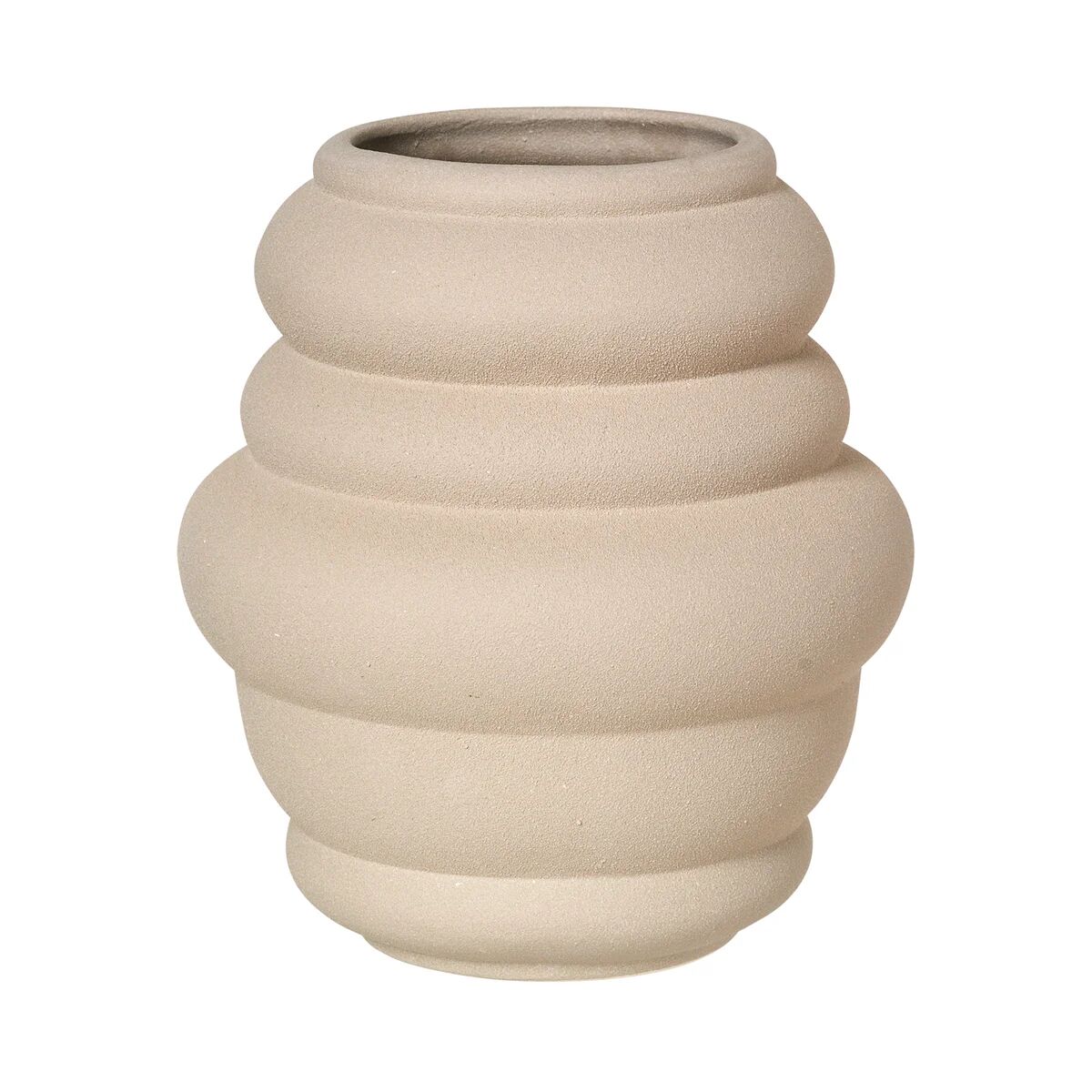 Broste Copenhagen Ursula krukke Ø17,6 cm Simply Taupe