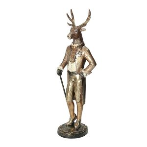 Zdjęcia - Dekoracje ogrodu i dekoracje zewnętrzne Dekoria Dekoracja Sir Deer 54cm - Size: 17 x 14 x 54 cm 