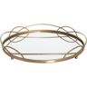 Dekoria Taca Gold Mirror ⌀46cm - Size: ⌀46 cm x 7 cm