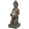 Dekoria Świecznik Budda 43cm - Size: 14 x 16 x 43 cm