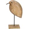 Dekoria Figurka Little Bird 32cm - czarny, brązowy, naturalny - Size: 9 x 15 x 32 cm