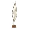 Dekoria Dekoracja Silver Leaf II 65cm - Size: 14 x 12 x 65 cm
