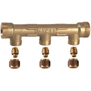 Vatette 1880322 Fördelarset M28 X1,5 Mm, C/c 50, G15, 3 Avstick 15 X 2,5 Mm, Installation