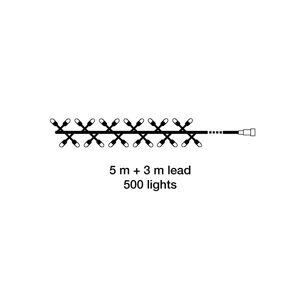 Lightson Blis 5111 Ljusslinga 5 M, 500 Lampor, Belysning