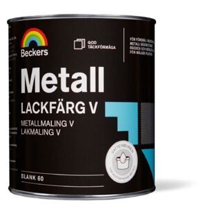 Beckers Lackfärg, Metall V Blank, 0.75l, Valfri Kulör, Färg & Tapeter