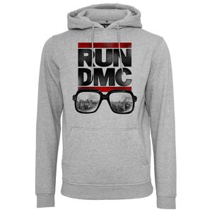 Hoodtröja RUN DMC City Glasses   HerrXLGrå Grå