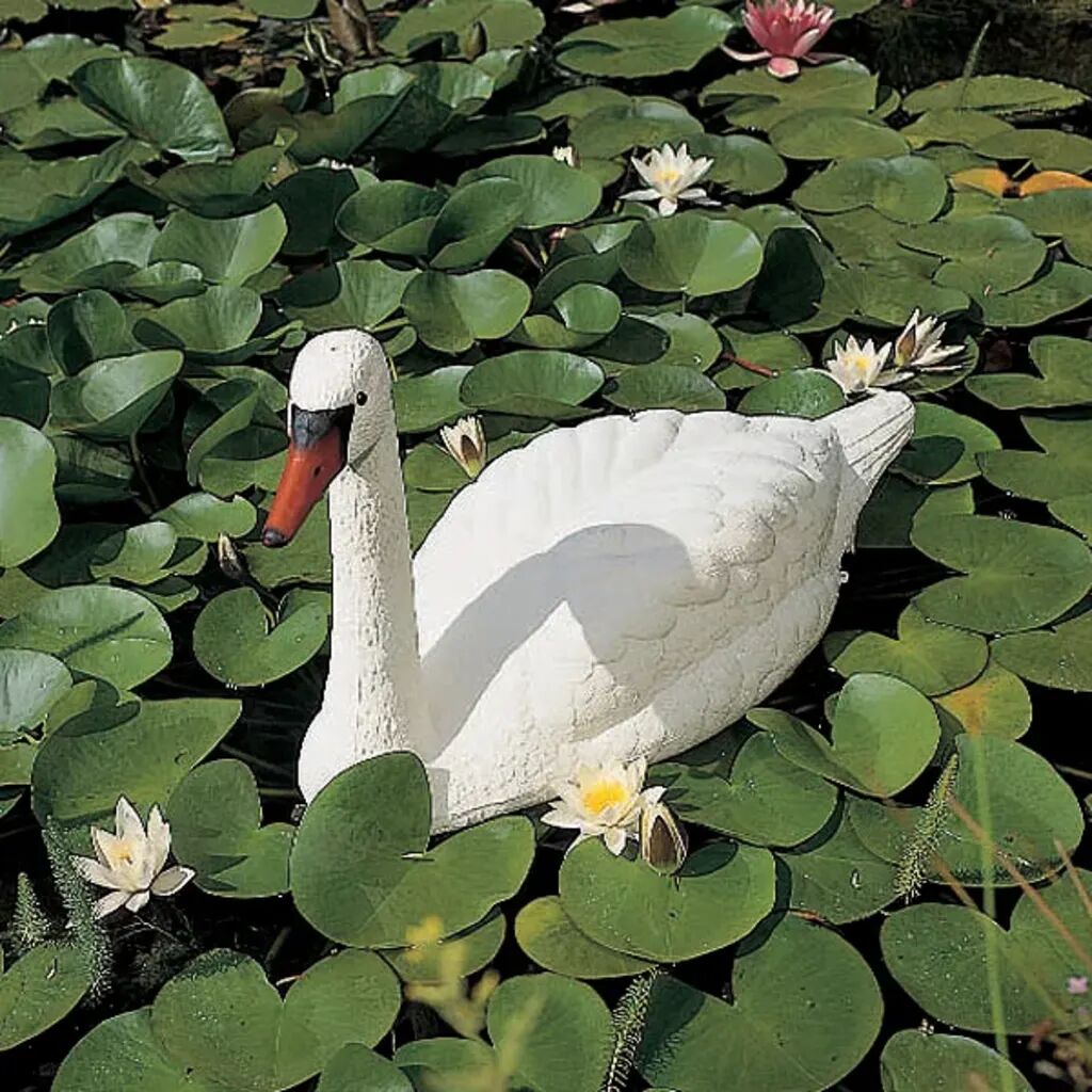 Ubbink ornament biela labuť pre záhradné jazierka