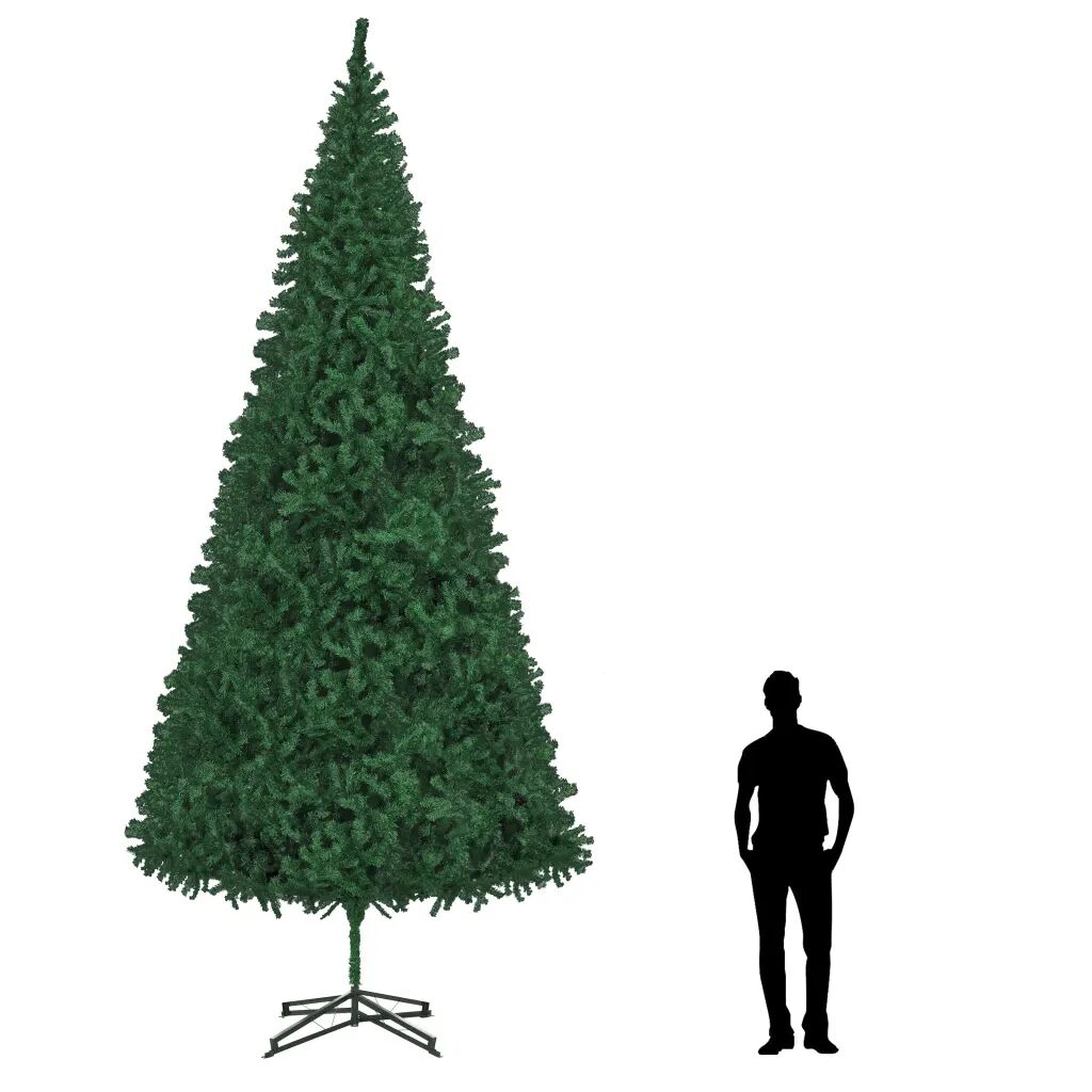 vidaXL Umelý vianočný stromček 500 cm, zelený