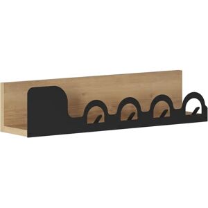 17 Stories Liora Wall Organizer with Key Hooks 14.0 H x 63.0 W x 14.0 D cm