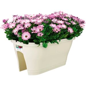 Elho Corsica Plastic Balcony Planter white 29.6 W x 30.0 D cm